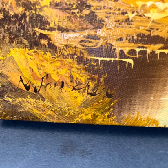 Beautiful oil on canvas fall colors scenary - Picture 2 of 6